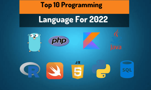 Top 10 programming languages 2022