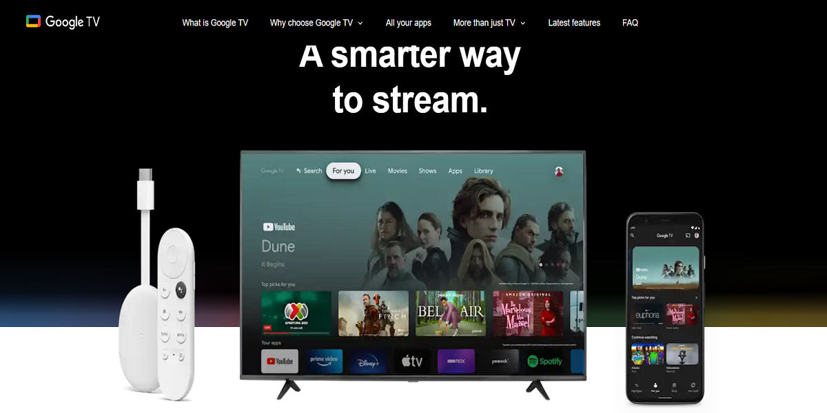 Free Stations on Google TV Expands To over 800+